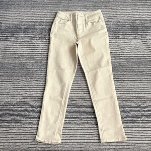 Women's Cream Jeans